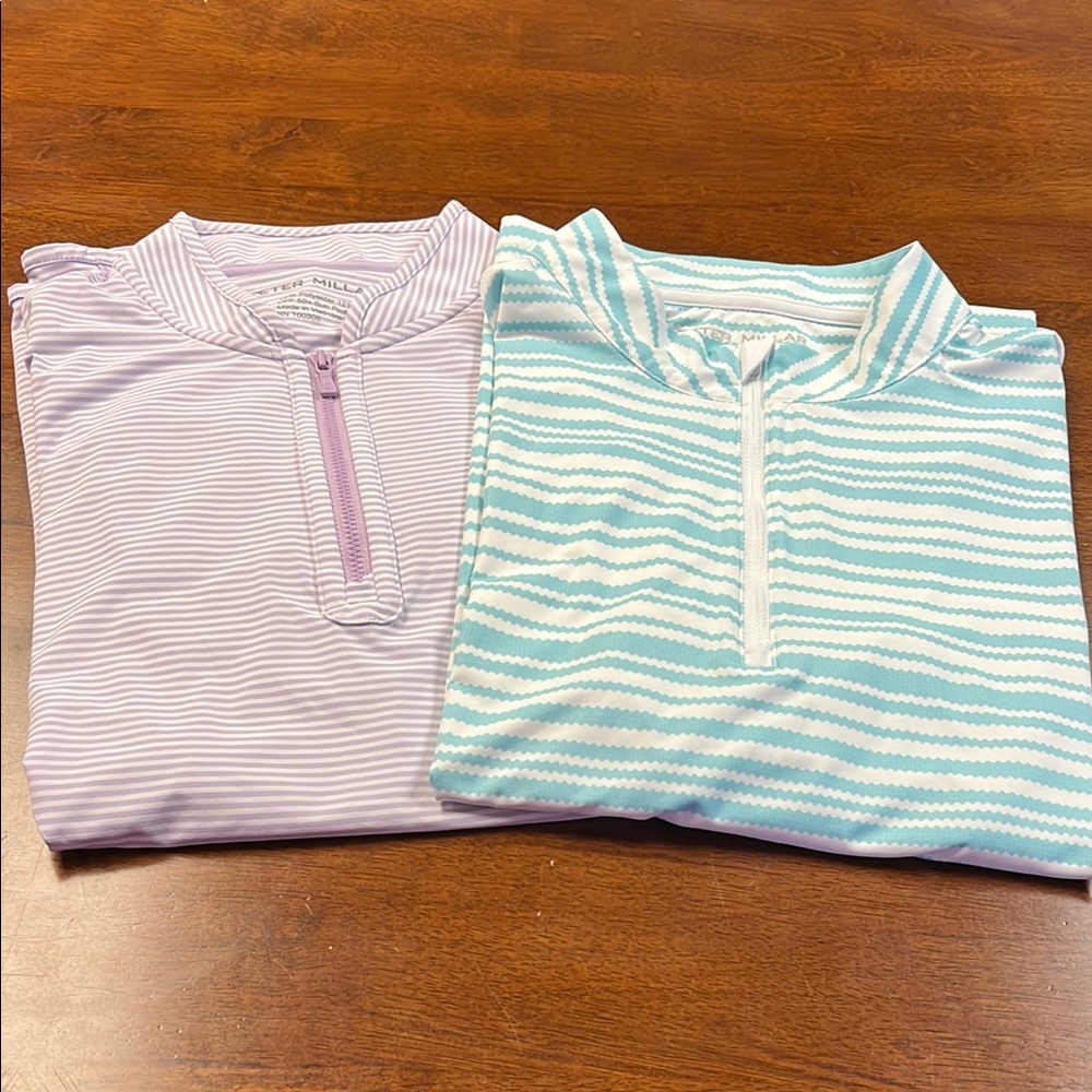 Peter Millar quarter zip tops